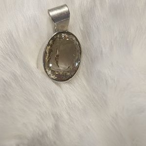 Topaz stone pendant